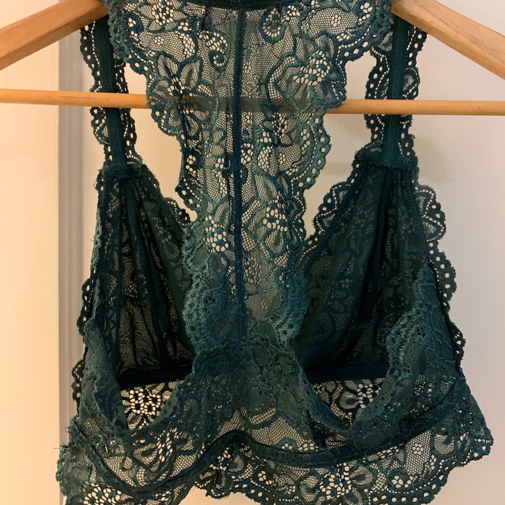 💚delicate emerald lace bralette💚 - Picture 2 of 2